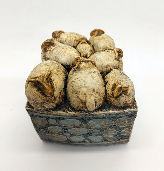 'Flock' stoneware sculpture