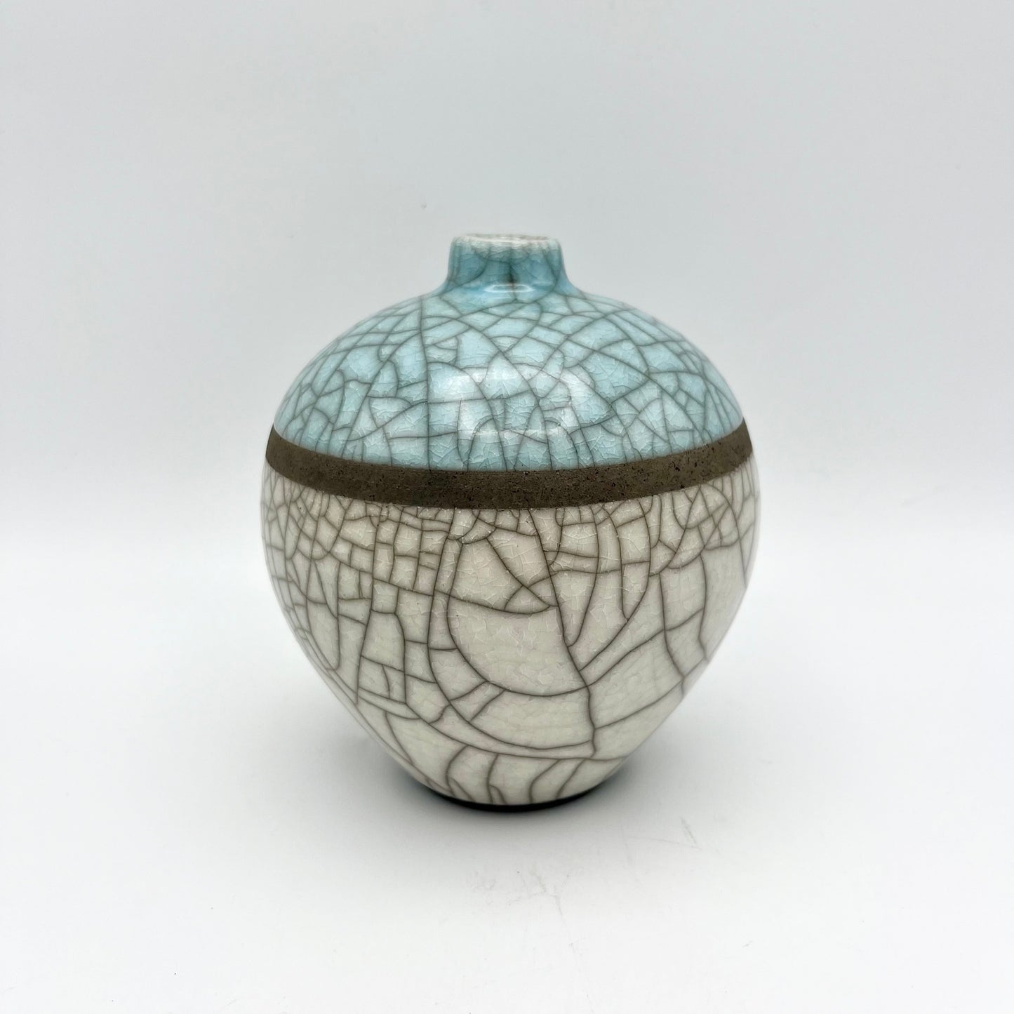 Light Turquoise White Vase