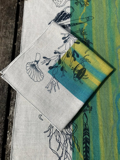 Linen napkin - seashore