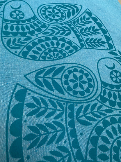 Folk Print  - Recycled Cotton Tote Bag