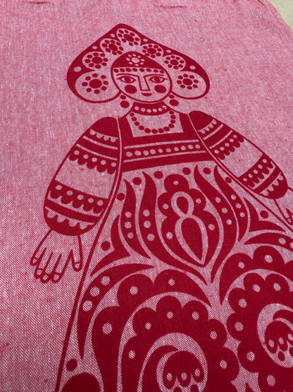 Folk Print  - Recycled Cotton Tote Bag