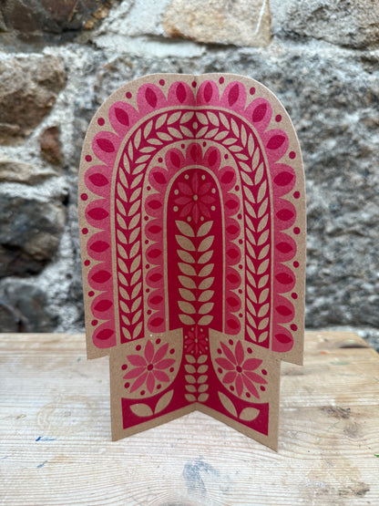 Small Folk Tree stand up decorations