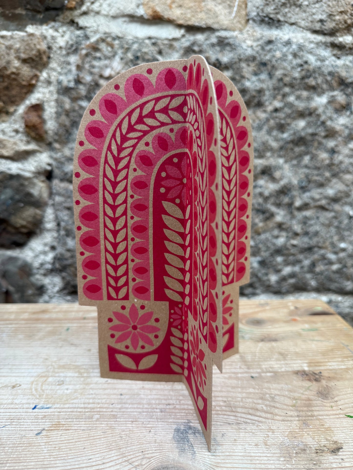 Small Folk Tree stand up decorations