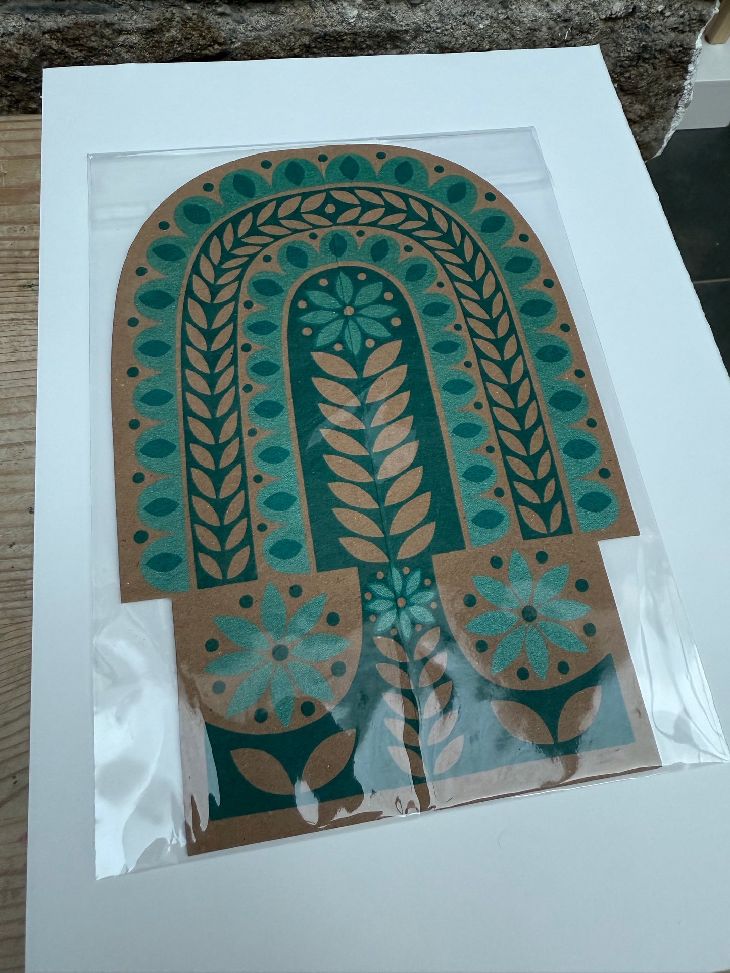 Small Folk Tree stand up decorations