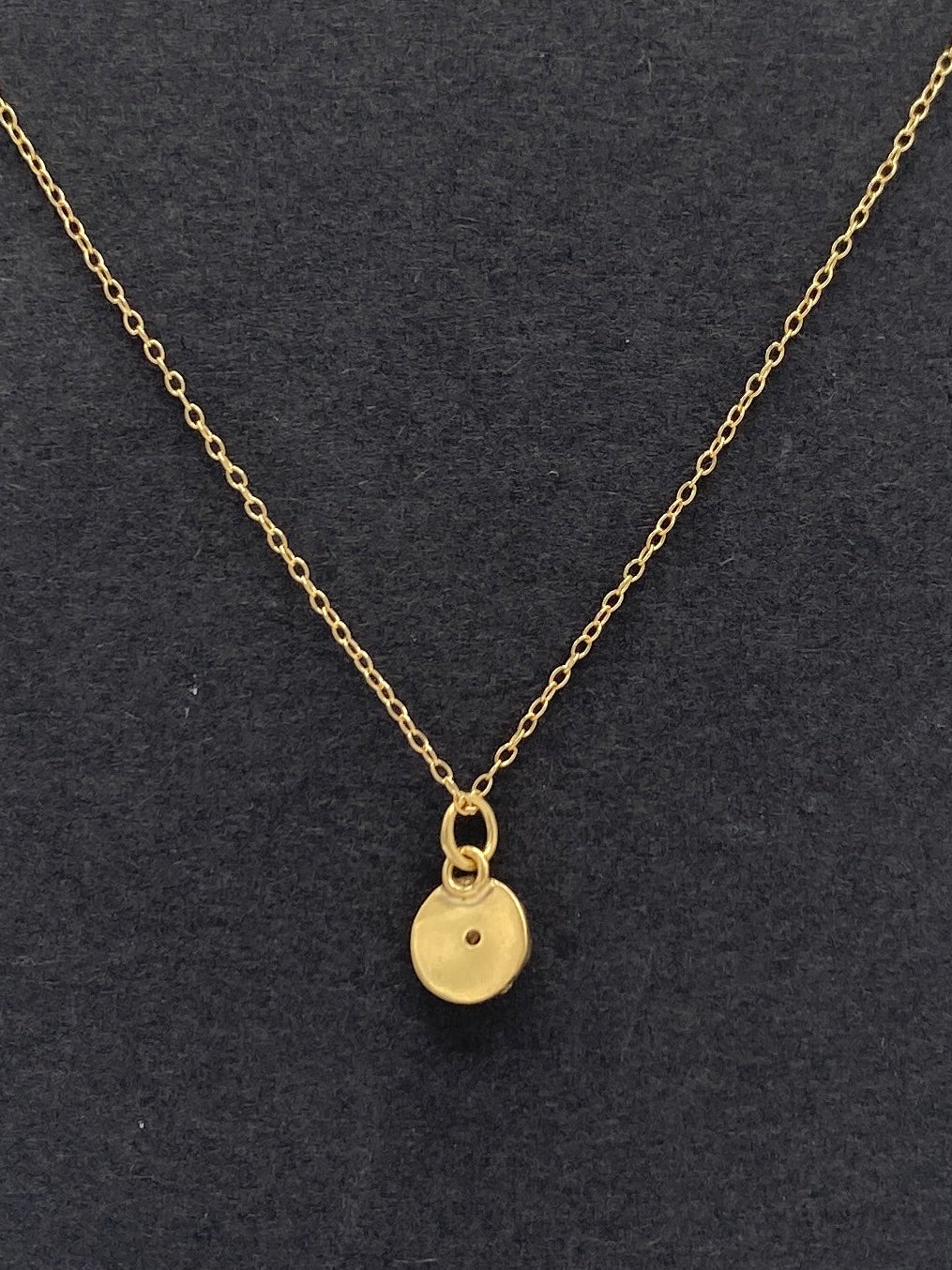 Mini Mandala Pendant - Gold Vermeil with Citrine