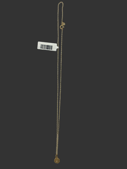 Mini Mandala Pendant - Gold Vermeil with Citrine