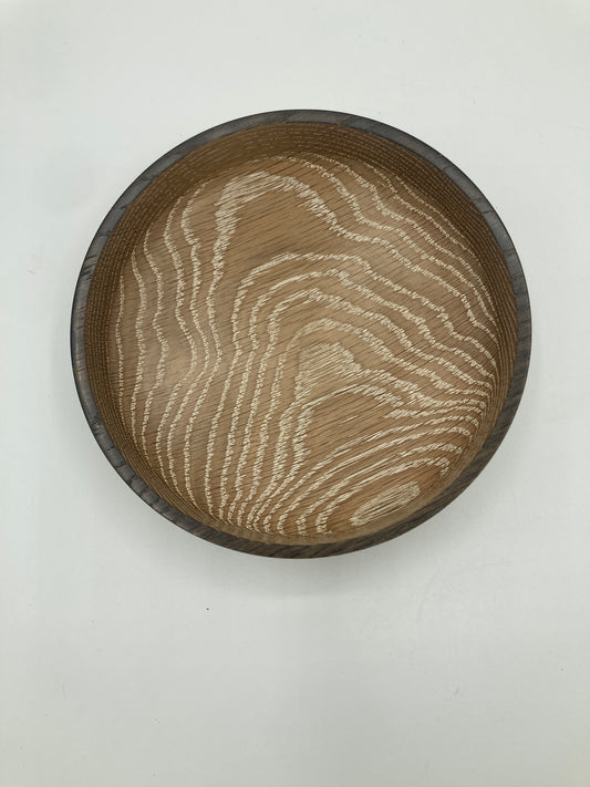 Straight Sided Oak bowl