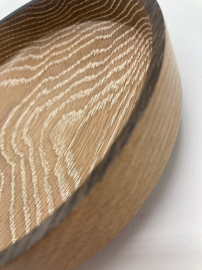 Straight Sided Oak bowl