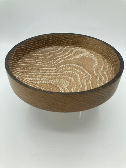 Straight Sided Oak bowl