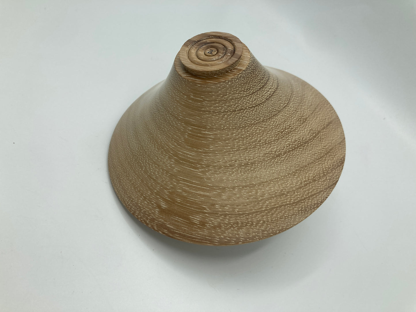 Flared  Iroko bowl