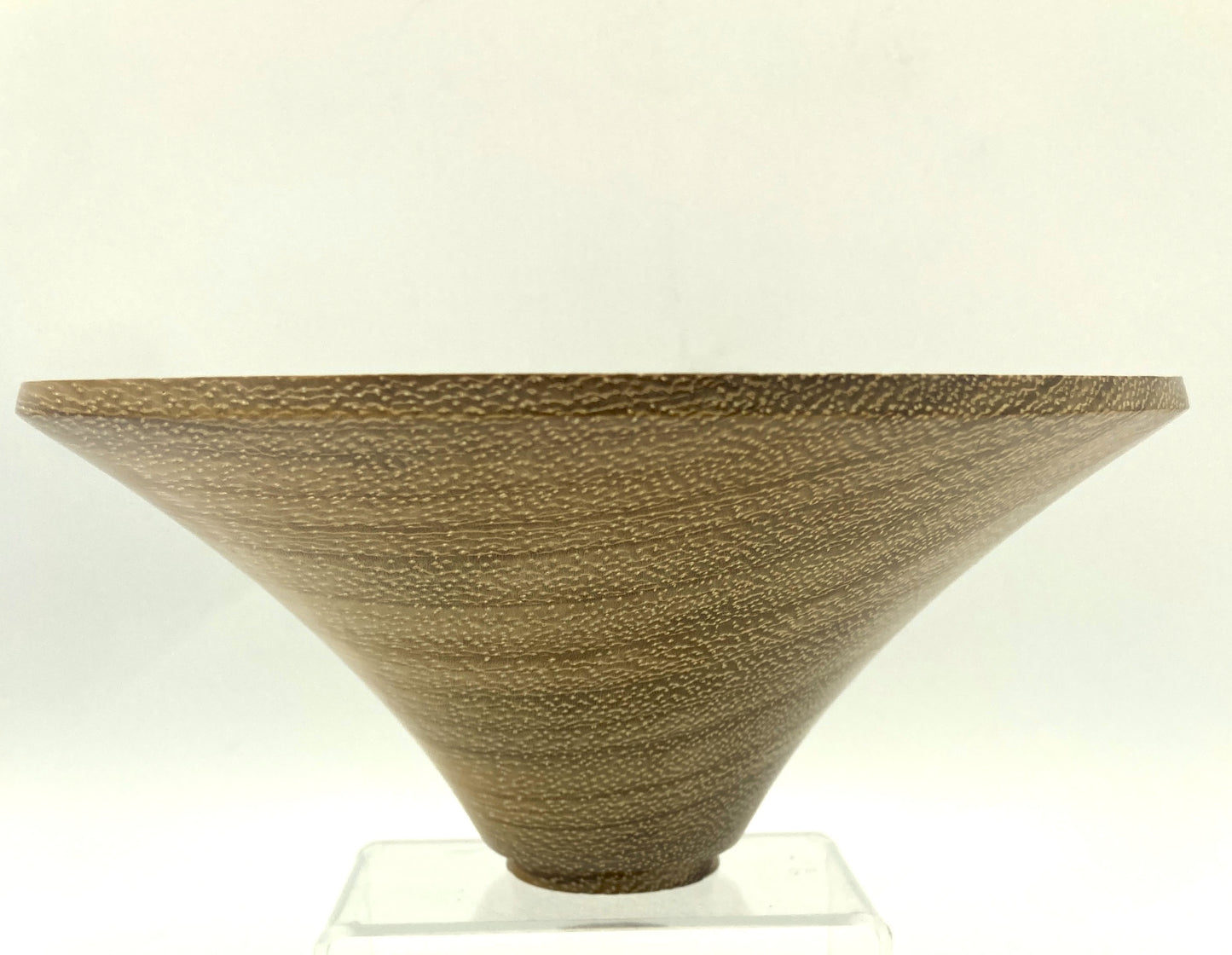 Flared  Iroko bowl