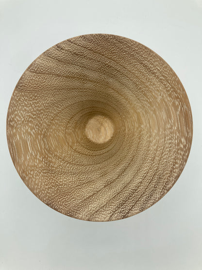 Flared  Iroko bowl