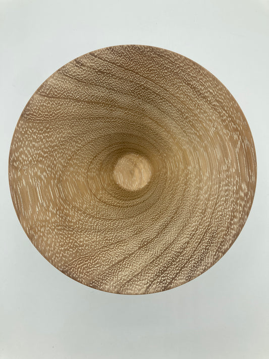 Flared  Iroko bowl