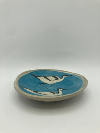 Avocet Plate, Blue