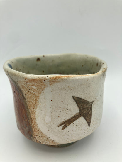 Flying Bird Tea Bowl