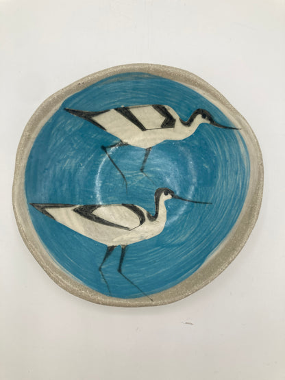 Avocet Plate, Blue