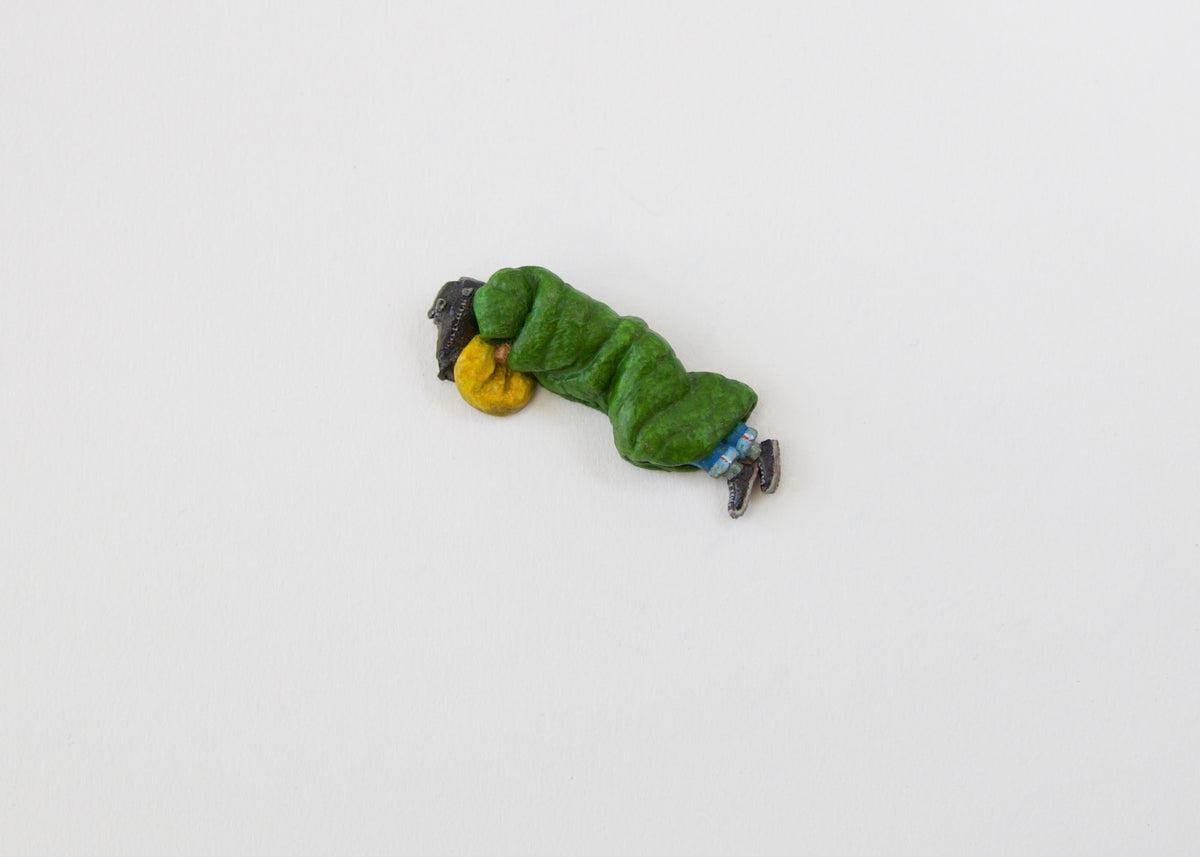 'Someone Sleeping Rough' miniature sculpture