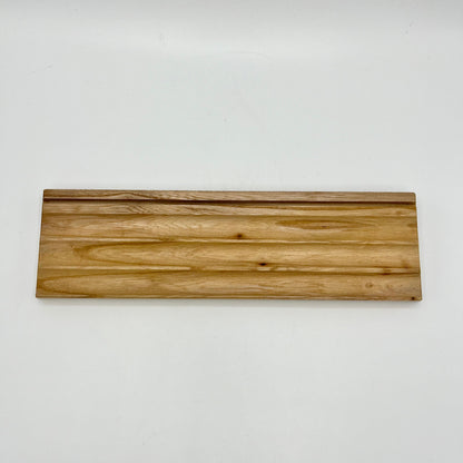 Elm Wood Fluted Pencil & Card Tray
