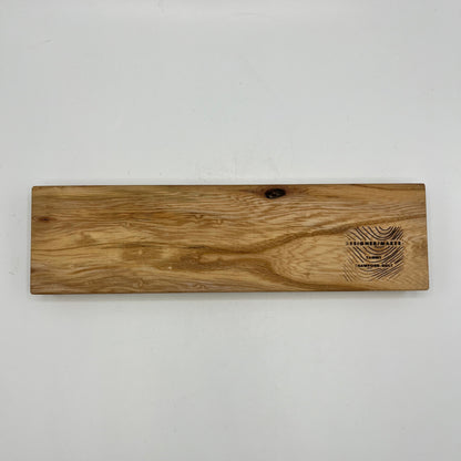 Elm Wood Fluted Pencil & Card Tray