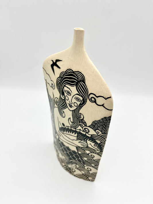 Mermaid & Fish Vessel