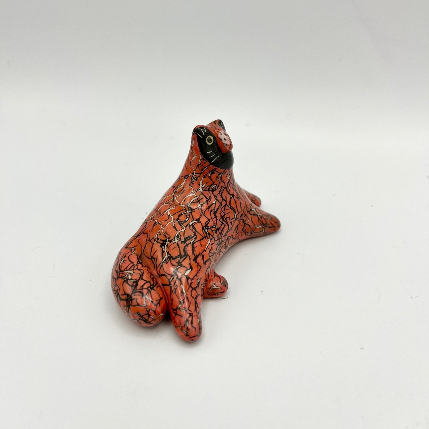 Red Ceramic Cat