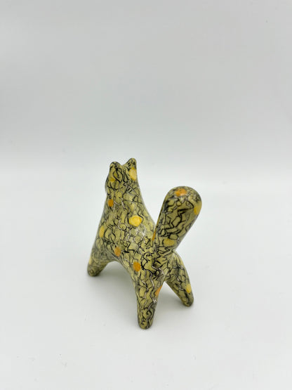 Green Ceramic Cat