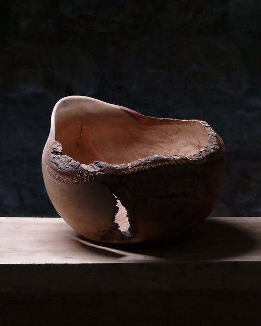 Natural Form Oak Bowl