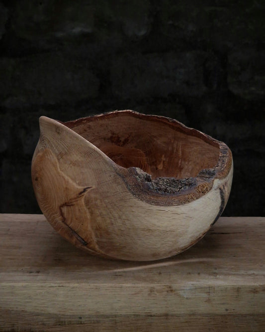 Natural Form Oak Bowl