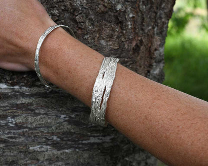 Honey Fungus Wide Bangle