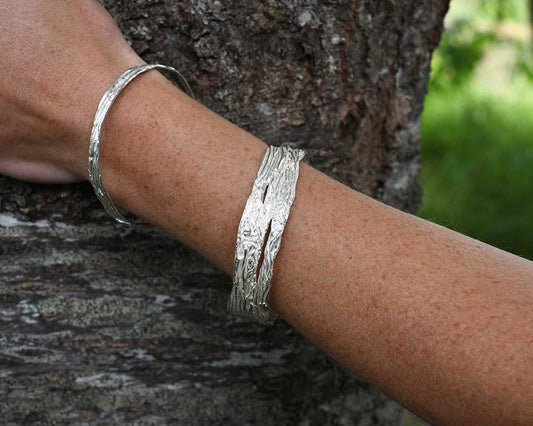 Honey Fungus Wide Bangle