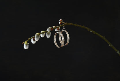 Honey Fungus Large Hoop Earrings