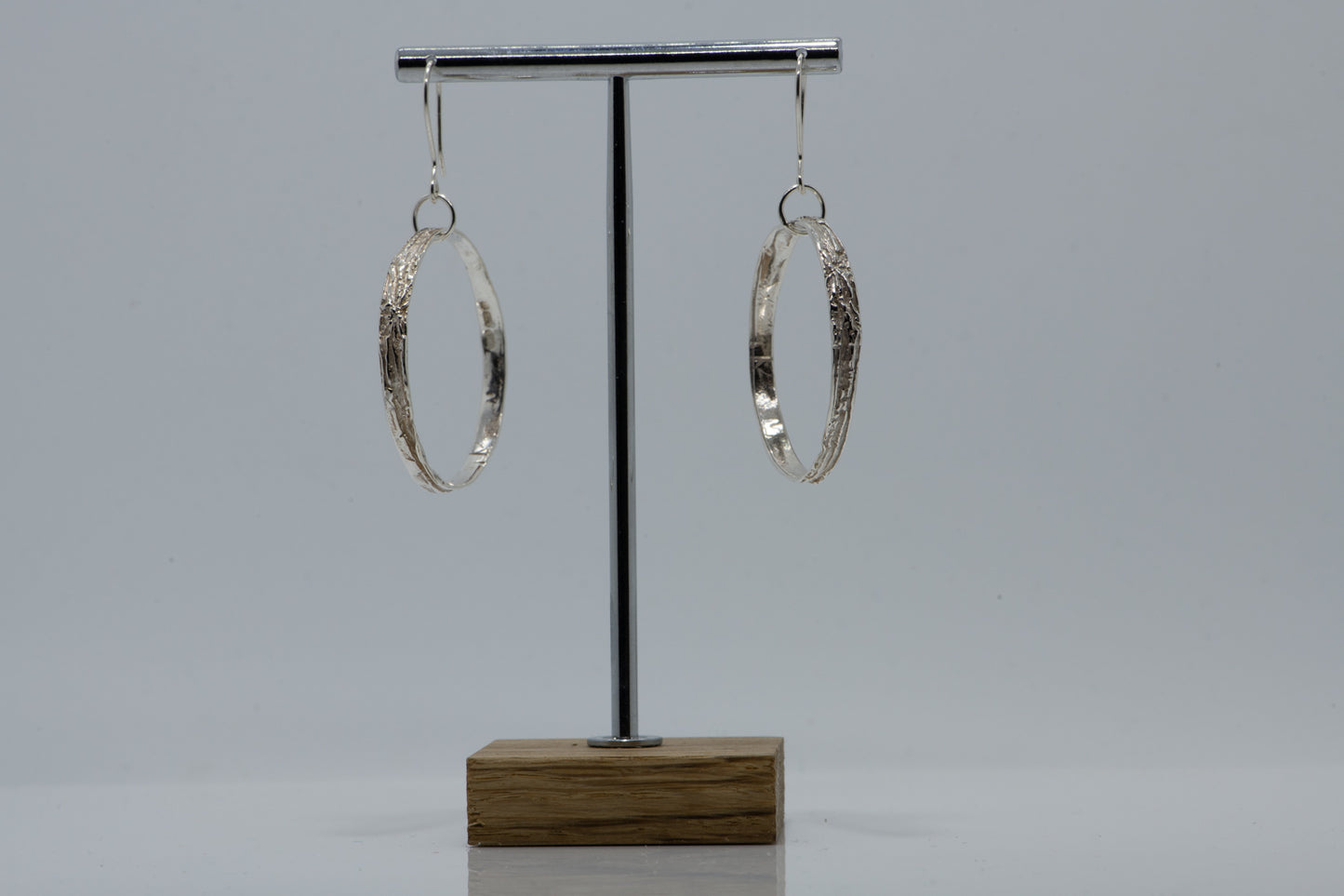 Honey Fungus Large Hoop Earrings