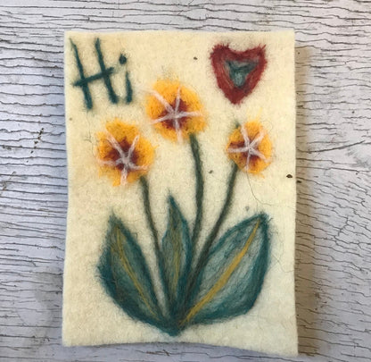 Postcard Needle Felting Kit