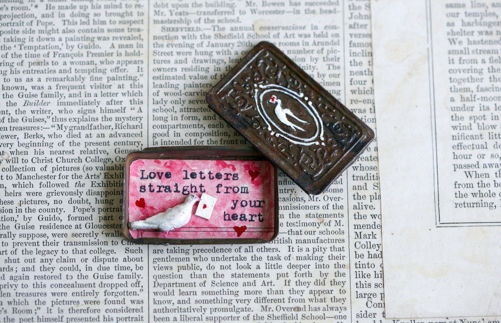'Love Letters' miniature sculpture