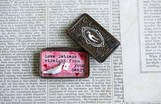 'Love Letters' miniature sculpture