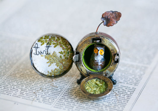 'Little Twit' miniature sculpture