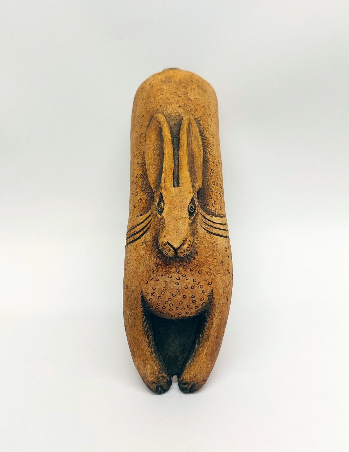 'Run Rabbit Run' small stoneware sculpture