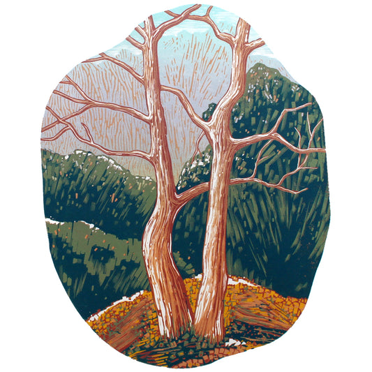 'Rusty Reds 2025' unframed print