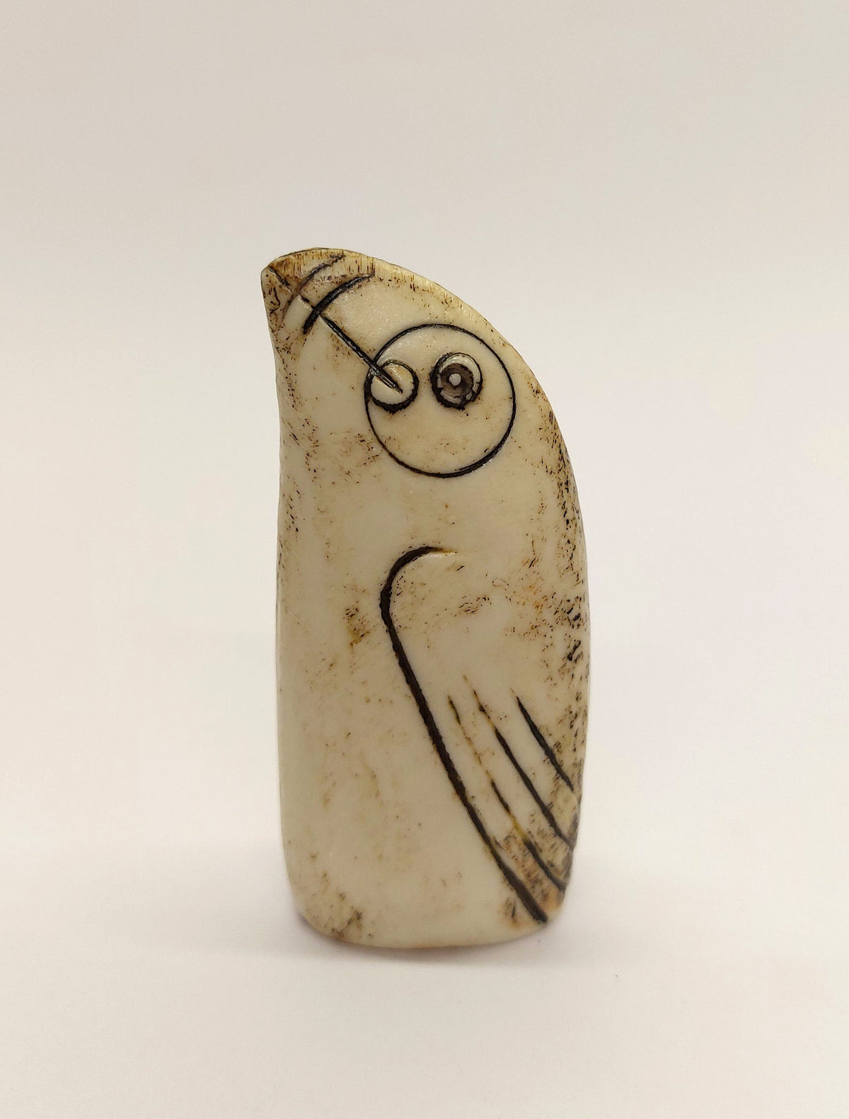 'Simple Puffin' small porcelain sculpture