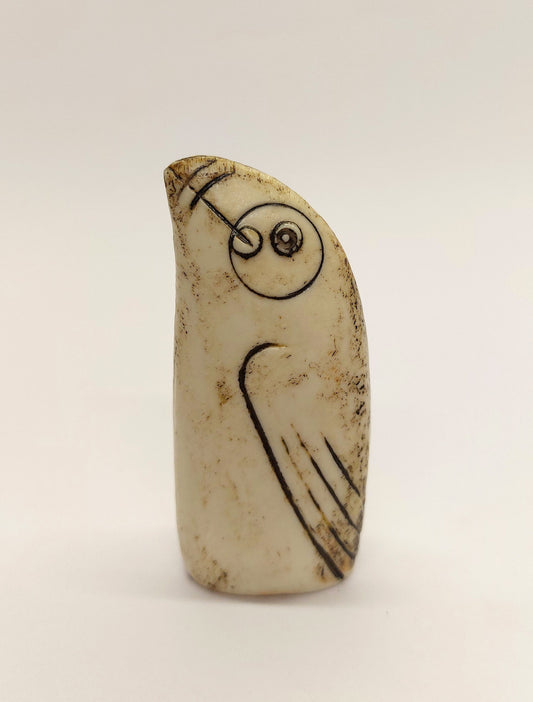 'Simple Puffin' small porcelain sculpture