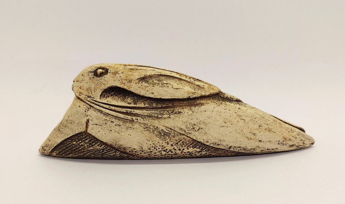 'Streaking Away' small stoneware sculpture