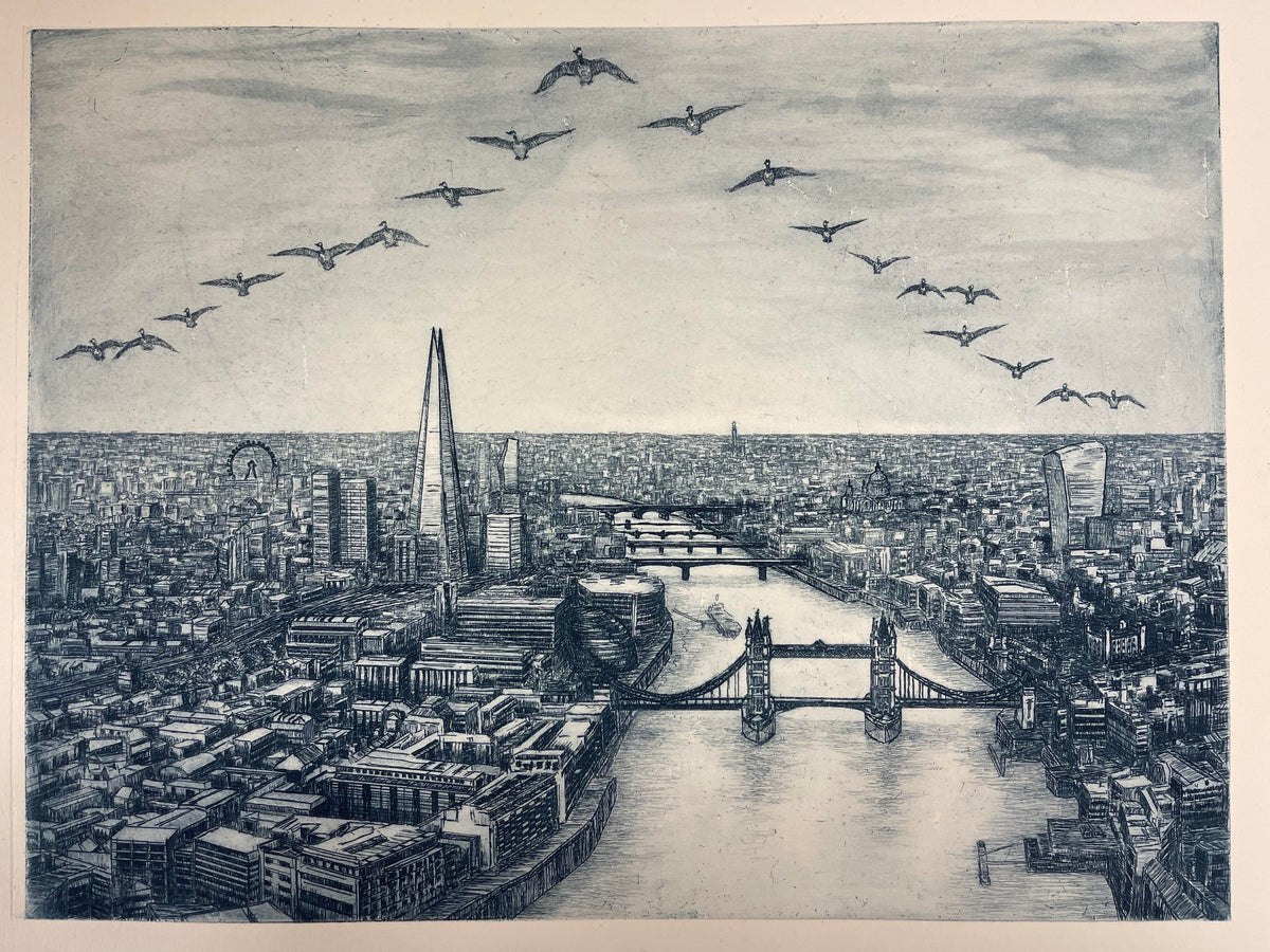'Sky High' unframed print