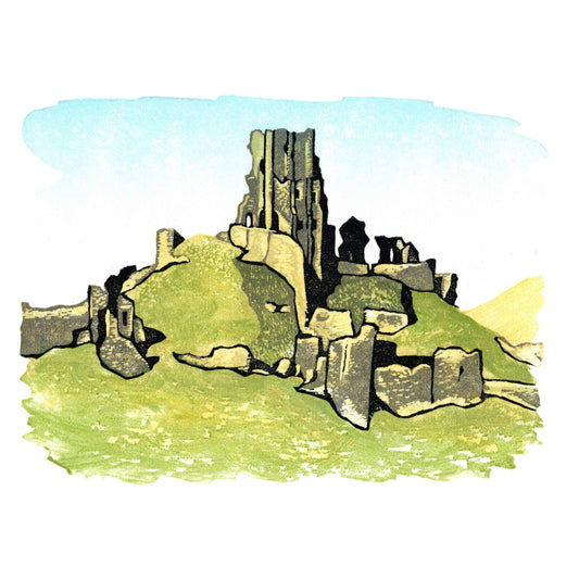 Spring Light, Corfe Unframed 4/10