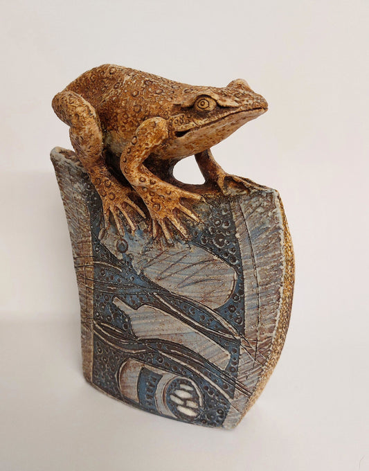 'The Bottle Dump' stoneware sculpture