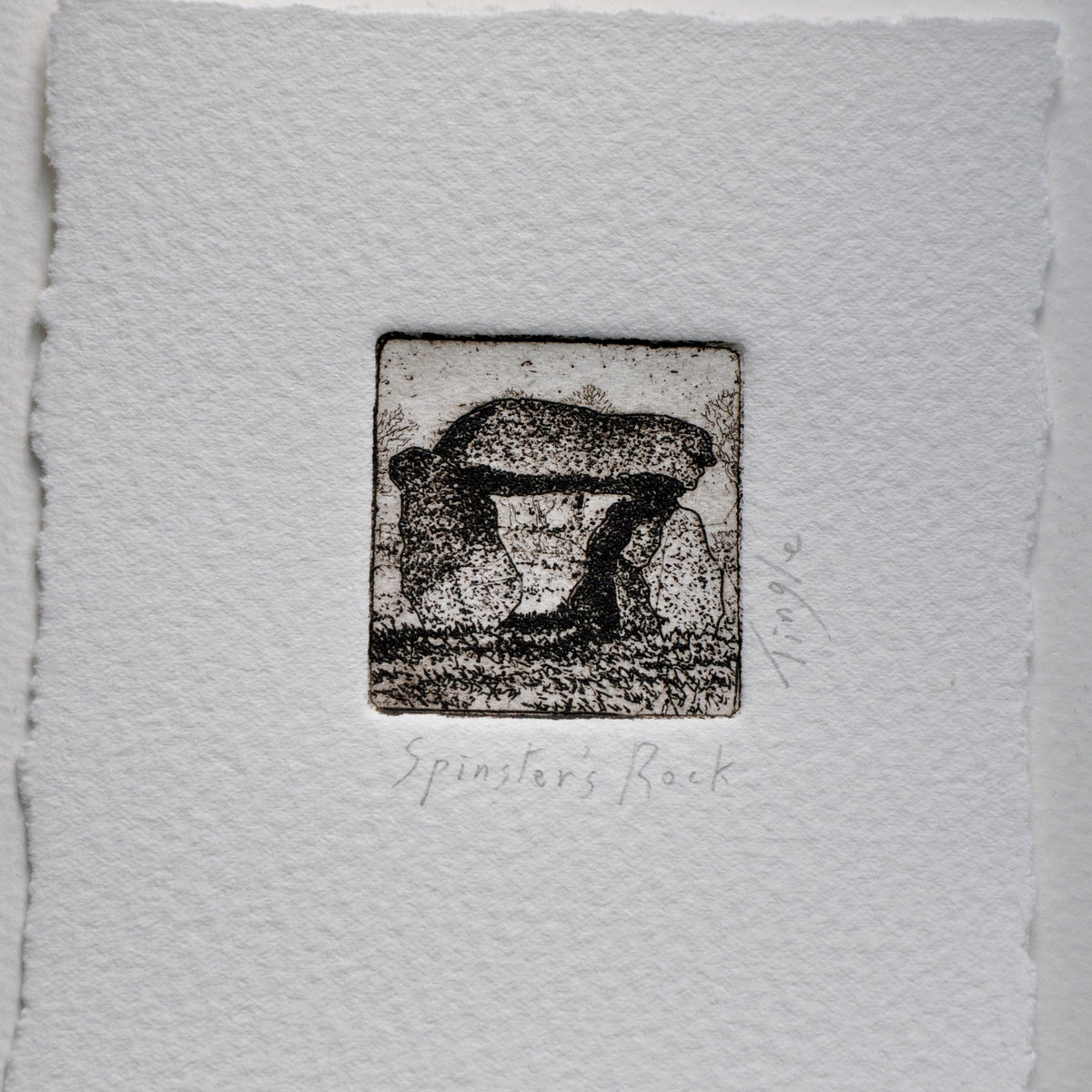 'Spinster's Rock' unframed mini print