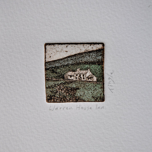 'Warren House Inn' unframed mini print