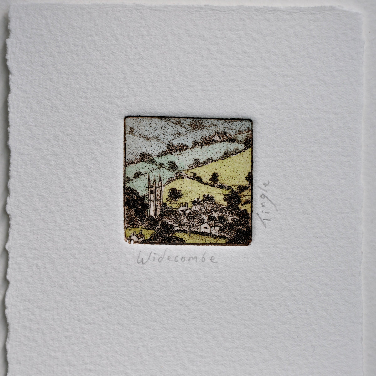 'Widecombe' unframed mini print