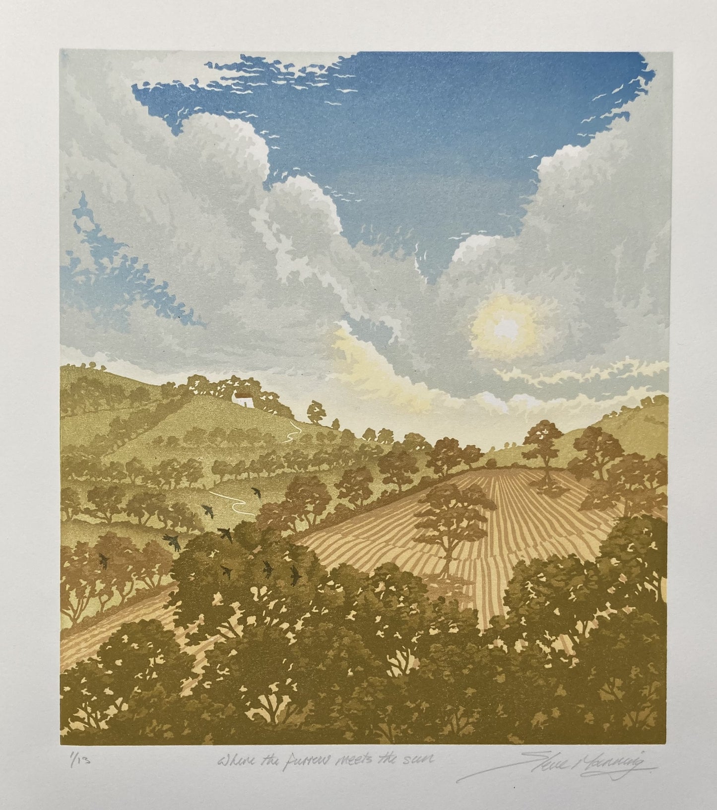 Where the Furrow Meets the Sun - Print