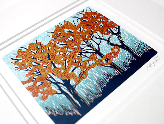 'Winter Oaks 2025' unframed print