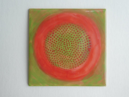 Colourful ceramic tile